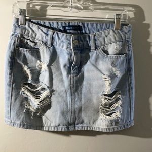 Mini skirt jean